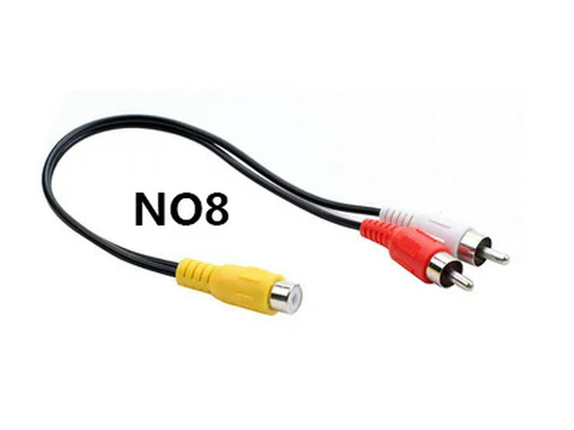 FOR 1pcs 3.5mm Male Female Plug Stereo Adapter RCA mm Mono Stereo Plug to 2 RCA Connector for PC Phone M