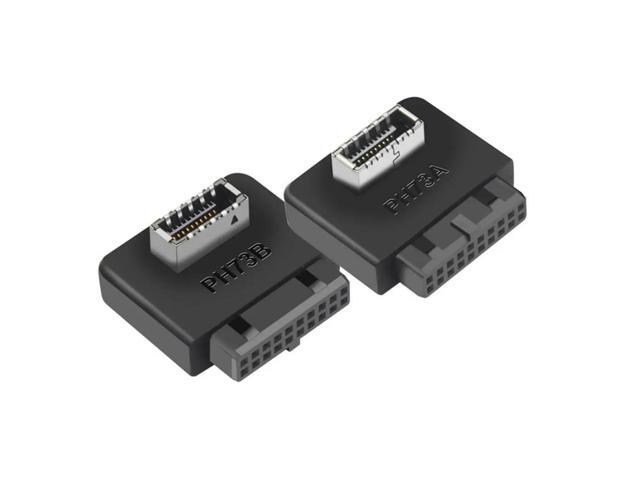 FOR USB 3.1 Type-E Key-A Female to USB 3.0 20Pin Male Front Panel Socket Extension for Adapter for Motherboard 2Pcs/ 1 Set