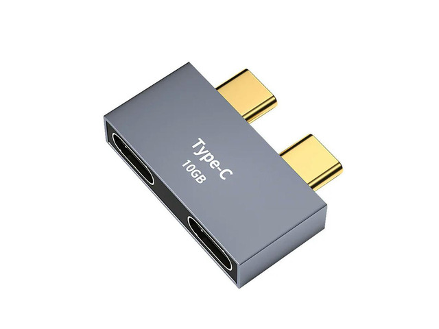 FOR Stable type-c Protection head TYPE-C Extended Converter head Double usb female to double C male 10GB USB 3.1 converter