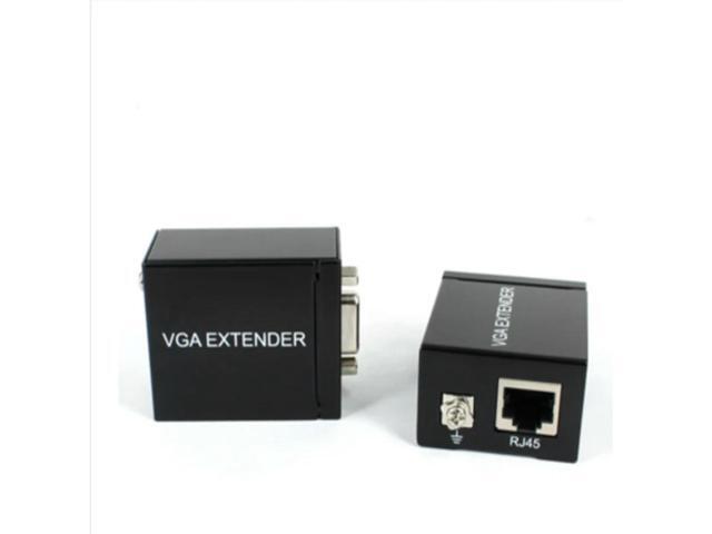 FOR VGA repeater over cat5e/6 cable up to 60M VGA UTP work with most monitors projectors HDTV and flat panel