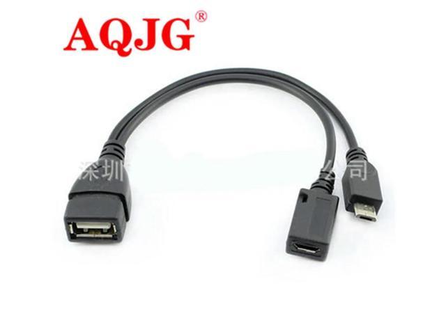 FOR Micro usb Host Cable OTG Cord Adapter with USB Line for S3 S4 Note 2 Phones