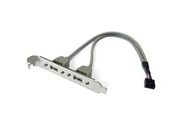 FOR Header Cable Female Table Pci Usb 2.0 A Type With Bracket Crew To Motherboard 9pin