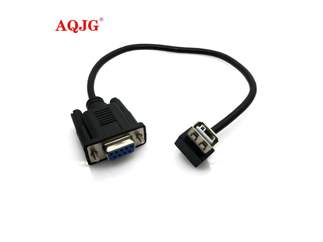FOR RS232 DB9 Female to USB 2.0 A Female Serial Cable Adapter Converter 8 Inch 25cm