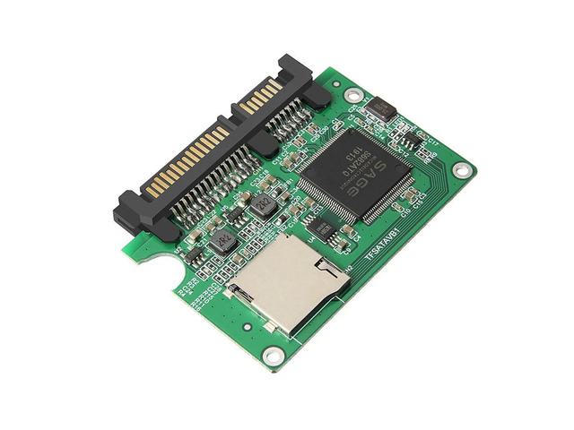 FOR Micro SD TF Card To 22pin SATA Adapter Card 2.5 Hdd Enclosure TF Cards To 7+15 SATA Converter Expansion Mini Card