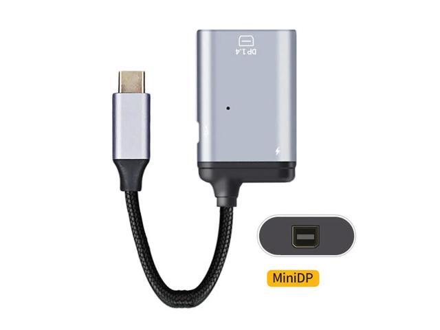 FOR USB-C Type C to Monitor Converter for Adapter 4K 2K 60hz with Female PD Power Port