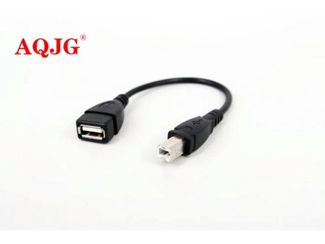 FOR Mini Portable USB 2.0 A Female to B Male Adapter Connector AF to BM Converter for Printer Plug And Play