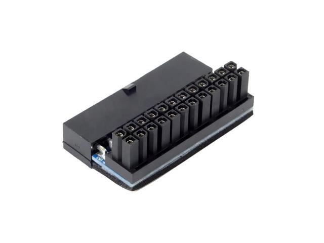 FOR ATX 24Pin Female to 24pin Male 90 Degree Mainboard Motherboard Power for Adapter for Desktops PC Supply