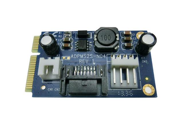 FOR mini SATA to 7pin SATA Adapter MSATA to SATA supply 5V/12V