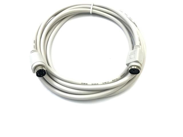 FOR 130cm PS/2 Keyboard Mouse Male To Female Extension Cable Lead 6 Pin Motherboard Mouse for Mouse Keyboard IC Card Reader