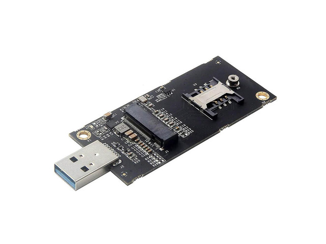 FOR NGFF M.2 Key-B WWAN to USB 3.0 for Adapter Riser Card w SIM Slot For 3G/4G/5G LTE Module Modem Card