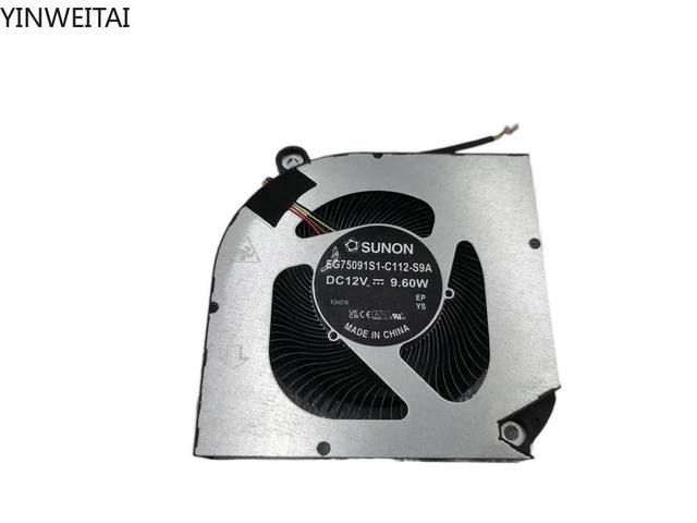 FOR Laptop CPU Cooling Fan FOR EG75091S1-C112-S9A 12V EG75091S1-C070-S9A NS8CC19 21G11 12V
