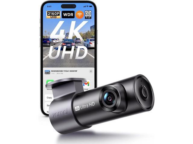 70mai M310 Plus 4K Dash Cam Front with Night Vision, 140° Wide Angle Dash Camera for Cars, WiFi Dashcam with App, Parking Mode, G-Sensor, Loop.