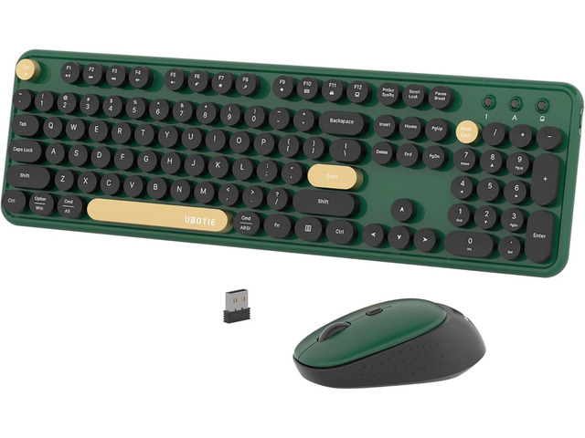 Colorful Wireless Computer Keyboards Mouse Combos