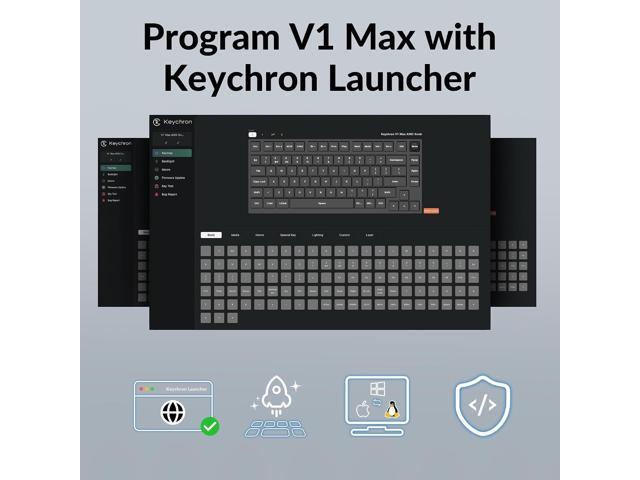 Keychron V1 Max 75% RGB Custom Mechanical Keyboard, 2.4Ghz/Bluetooth 5.1/Wired QMK/VIA Programmable Macro, Hot-Swappable Gateron Jupiter Red Switch...