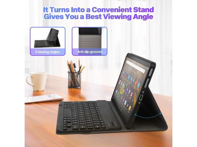 Keyboard for Fire Max 11 Tablet 11' (13th Generation, 2023 Release), Slim Cover with Detachable Wireless Keyboard for All-New Fire Max 11, Black