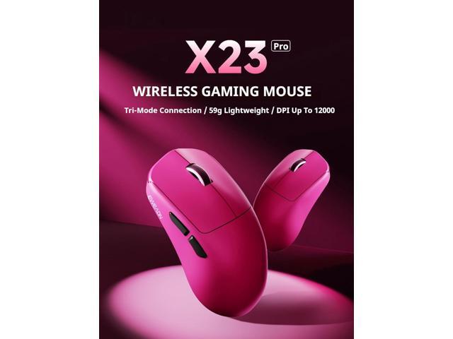 EWEADN X23Pro Wireless Gaming Mouse, 2.4G/BT5.0/USB-C Esports Gaming Mouse, 49g Lightweight Mouse Gaming, 12000 DPI Wireless Mouse with 6...