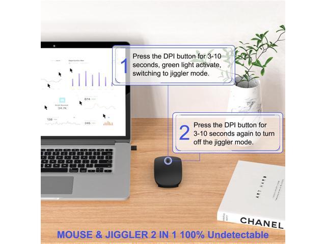 Bluetooth Wireless Mouse for MacBook Air Mac Pro iPad Laptop Computer Pad Optical Rechargeable Slim Silent Dual Mode (2.4G USB-C/USB-A & Bluetooth...
