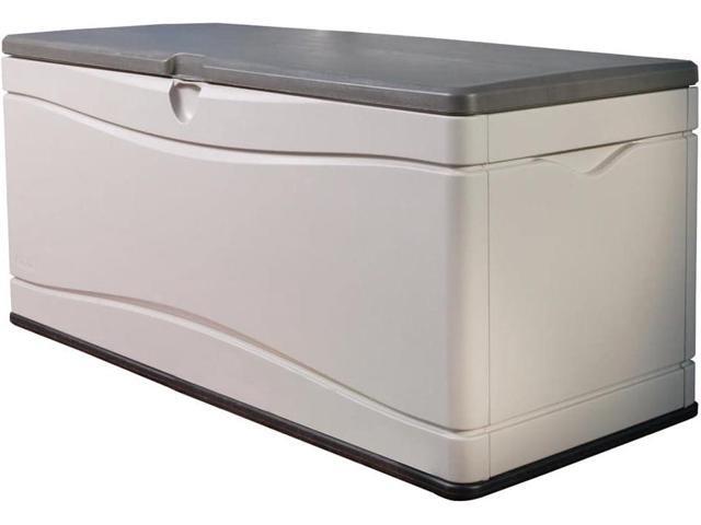 LIFETIME 60012 Extra Large Deck Box, 130 Gallon, Desert Sand/Brown