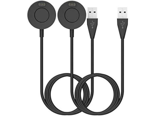 2-Pack Charger Compatible with Garmin Venu 2/Venu Sq 2/Venu Sq/Venu/Venu 2 Plus/Venu 2S/Venu 3S/Venu 3 Charger Cradle Dock Replacement Portable.