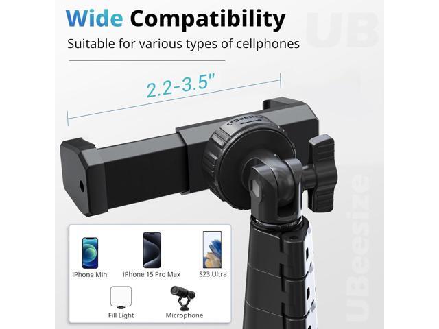 UBeesize 72' Phone Tripod & Selfie Stick, Camera Tripod Stand with Wireless Remote and Phone Holder,Compatible with iPhone Android, Perfect for...
