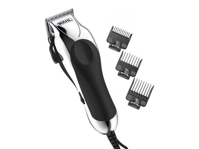 Wahl USA Chrome Pro Corded Clipper Complete Haircutting Kit for Men Powerful Total Hair Clipping, Beard Trimming, & Grooming - Model 3024635