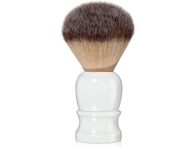 Mr. Fine Better Than Badger Shaving Brush, Ultra-Soft Synthetic Angel Hair Bristles for Mens Wet Shaving, Easy Lather & Smooth Glide, Ergonomic.