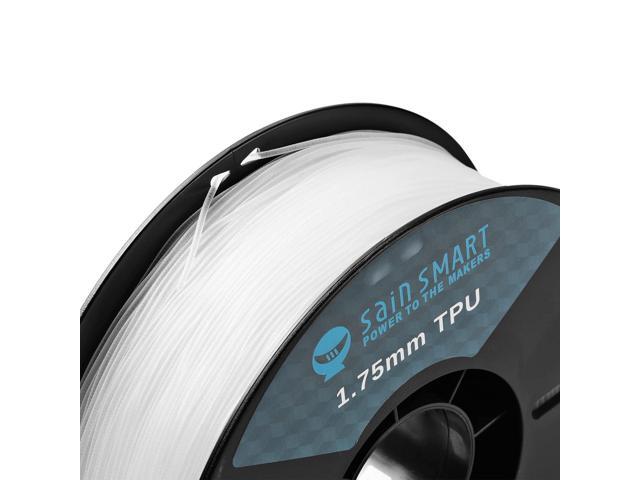 SainSmart 87A TPU Filament 1.75mm Flexible TPU 3D Printer Filament 1kg Spool, Natural