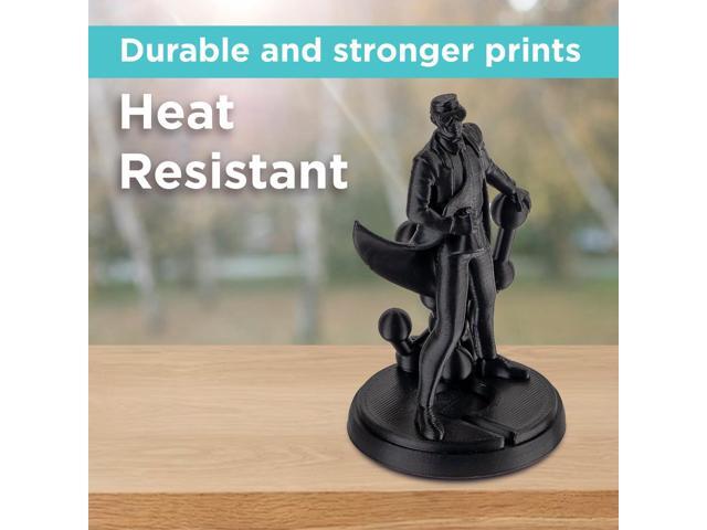 Polymaker ABS Filament 1.75mm Black 3D Printer Filament 1.75mm Heat Resistant 1kg - PolyLite ABS 3D Printing Filament 1.75mm, Strong & Durable,...