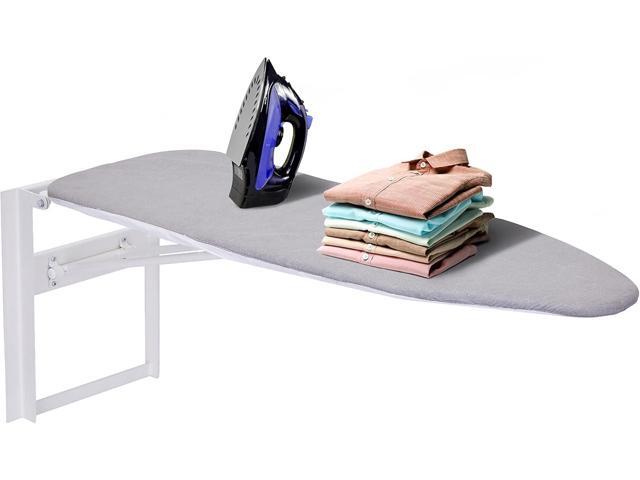 Ivation Wall-Mounted Ironing Board Foldable 36.2 x 12.2, Fold Down Ironing Station for Home, Apartment & Dorms, Easy-Release Lever, Removable...