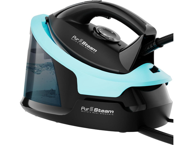 Pursteam Steam Station Max Ceramic Soleplate Steam Iron for Clothes 1500W, 50.7oz Removable Water Tank, Fast Heat Up Self-Clean, Auto Shut-Off,...
