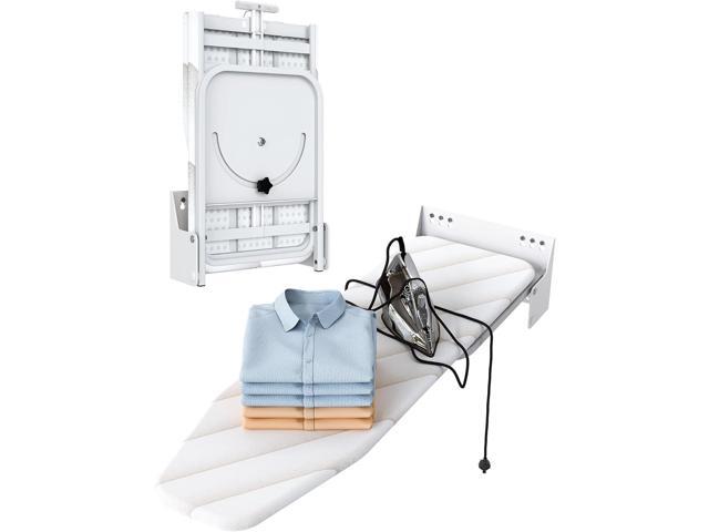 Nisorpa Wall Mounted Ironing Board 37.4' x 11.8' Fold Away 180° Swivel Iron Board with Heat Resistant Cover in Wall Ironing Board Space Saving for...