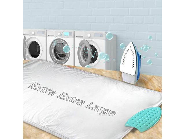 Ironing Mat,Thickened (32x54 inch) Ironing Blanket Ironing Pad, Double-Side Using Heat Resistant Pad Extra Extra Large Ironing Board for Table.
