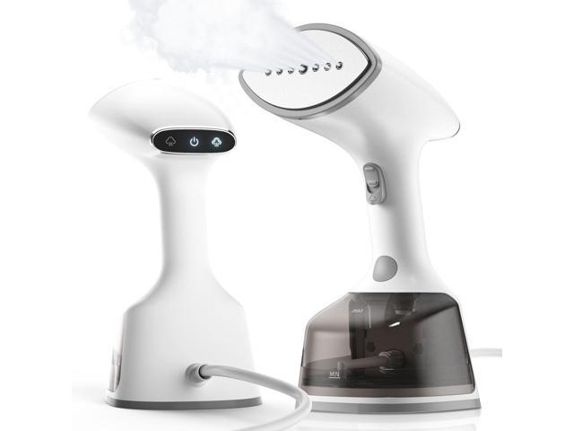 Lithomy Clothes Steamer 1500W Portable Handheld Steamer for Clothes 20s Quick Heat Strong Penetrating Steam with Smart LCD Screen 2 in 1 Clothing.