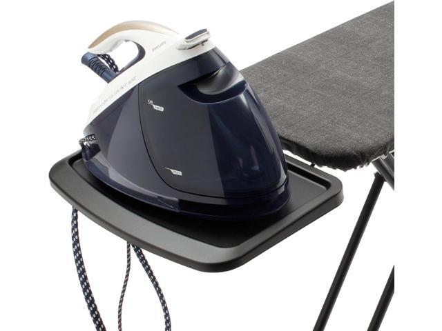 Brabantia Size B Ironing Board (49x15 in) 7 Height Options, Solid Steam Unit Rest Holder (Titan Oval) Non-Slip Feet, Anti-Collapse Child Locks