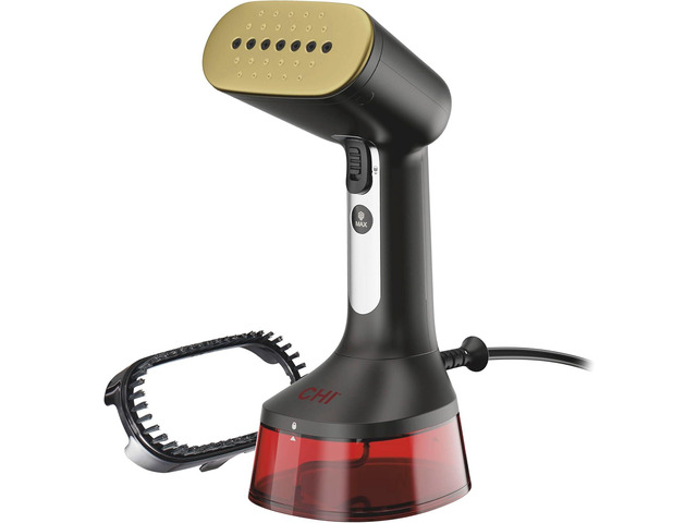 CHI Handheld Garment Steamer for Clothes, Fabric Brush, Large 300 ml Water Tank, 2 Steam Modes, Ergonomic Handle, Portable Steamer for Clothes, 10...