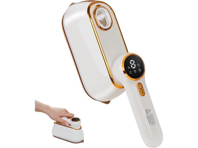 Travel Steamer & Iron for Clothes Handheld Clothing Steamer, 10s Fast Heating, 4 Modes, LCD Display, 180° Swivel Handle, Garment Steam Wrinkle.
