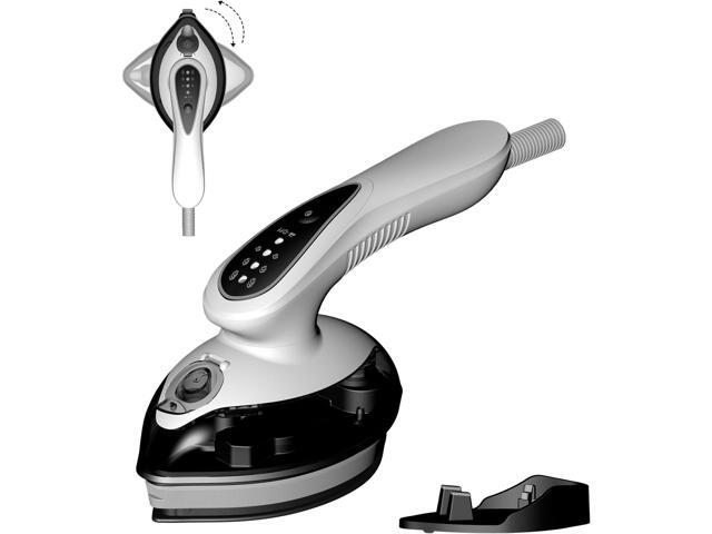 Portable Steam Iron for Clothes, 1100W, 20g/min Steam Flow, 120ML Large Tank, 25s Fast Heat Up, Ceramic Soleplate, 5.8Ft Cord, Small Iron for.