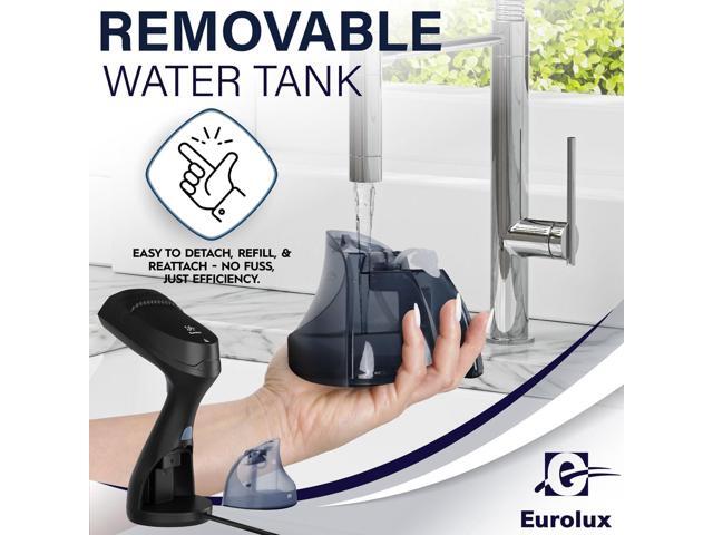 Eurolux Steamer For Clothes Portable Handheld Garment Travel Steamer For Clothing, Detachable Water Tank, 30-second Heat-up Powerful Fabric Wrinkle...