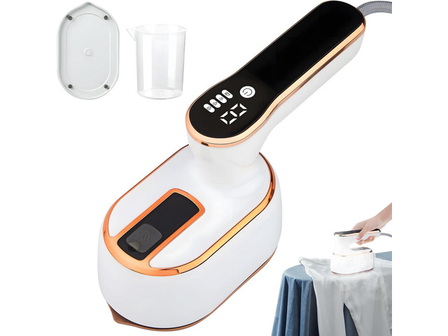 Upgrade Saker plus Steam Iron, 3 Steam Levels Clothes Steamer, 2-In-1 Steamer and Iron Professional Heavy-Duty Steam Travel Irons for Clothes,...