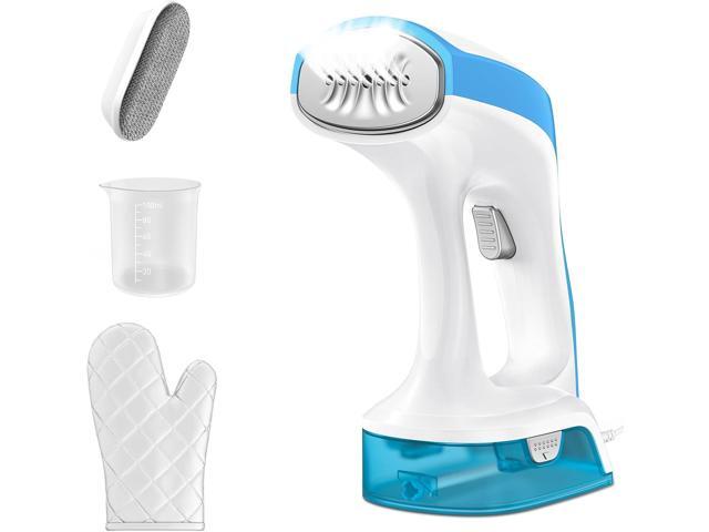 TC-JUNESUN Portable Handheld Garment and Fabric Steamer 1000 Watts, PortableSteamer for Clothes,Quick Heat Aluminum alloy plate Steam Nozzle, 30s.