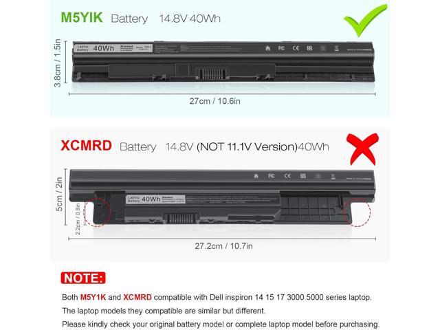 Fancy Buying M5Y1K Laptop Battery for Dell Inspiron 14 15 17 5000 3000 Series 5559 5558 3551 3451 3558 i3558 3567 5755 5756 5458 5759 5758 5759...
