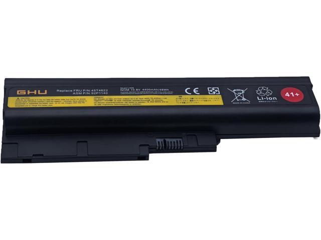 GHU New Battery 48 Wh Replacement 40Y6799 40Y6797 92P1141 Compatible with Lenovo ThinkPad Notebook T60 T500 W500 R500 R60 92P1133 42T4511 42T4504...