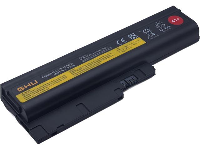 GHU New Battery 48 Wh Replacement 40Y6799 40Y6797 92P1141 Compatible with Lenovo ThinkPad Notebook T60 T500 W500 R500 R60 92P1133 42T4511 42T4504...
