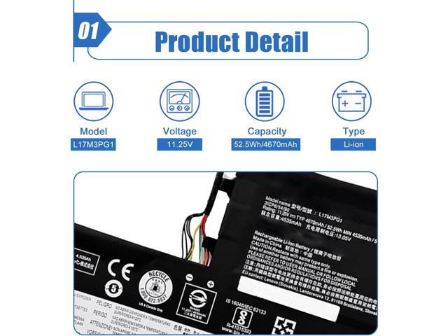 Dentsing L17M3PG1 L17C3PG1 L17C3PG2 L17M3PG2 Laptop Battery Compatible with Lenovo Legion Y530-15ICH Y540 Y545-PG0 Y740-15IRH Y740-15ICHG Legion...