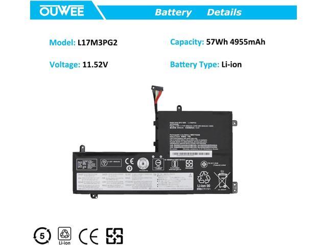 L17M3PG2 Laptop Battery Compatible with Lenovo Legion Y7000-2019 Y7000P-1060 Y530-15ICH-1060 Y540-15IRH Y540-17lRH Series L17C3PG2 5B10Q88555...
