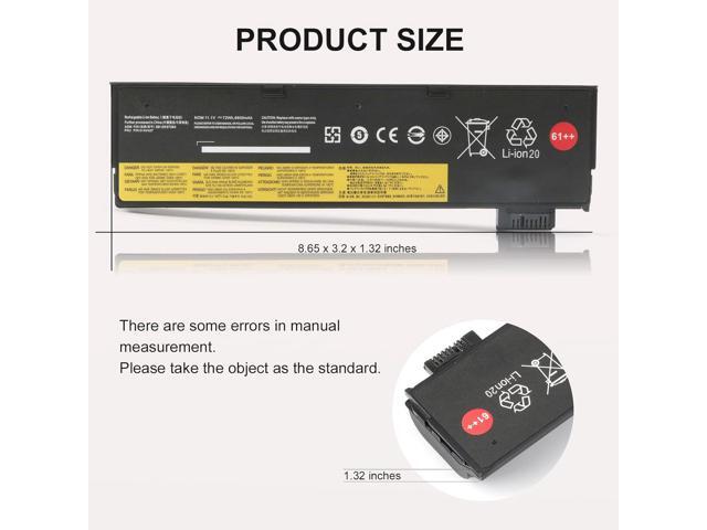 72Wh 61++ 01AV427 01AV425 Battery for Lenovo ThinkPad T480 T470 T580 T570 P51S P52S A485 A475 TP25 Series SB10K97584 SB10K97585 X50M08812...