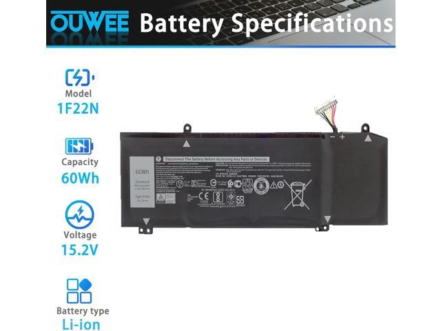 1F22N Laptop Battery for Dell Alienware M15 R1 M17 R1, G5 15 5590 5590-D2783W 5590-D2743B D2842W D2843W D2865B G7 7590 D2785B ALW15M-D1523S, fit...