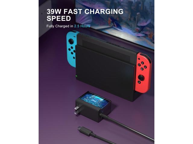Dock Station for Nintendo Switch/Switch OLED, Replacement 3-in-1 TV Dock Set with Original IC Module, AC Charger & High-Speed HDMI Cable for 1080P...