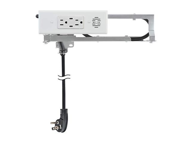 Docking Drawer Blade in-Drawer Outlet, Integrated Safety Shutoff, (2) 30W USB-C & (2) 15 amp AC, White