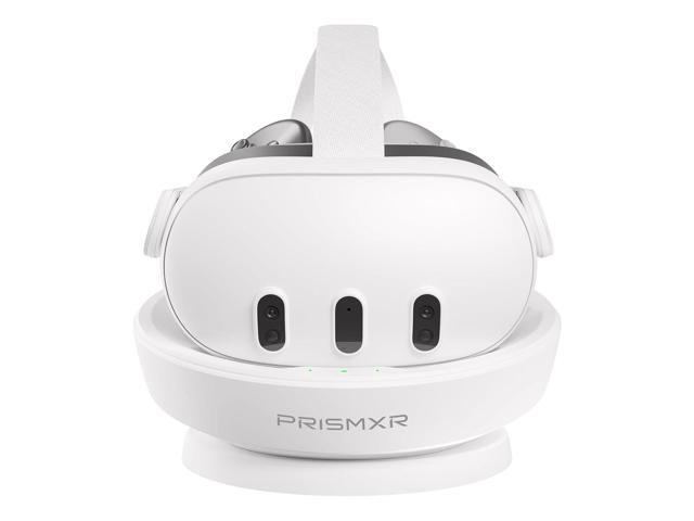 PRISMXR Carina D1 Magnetic Charging Dock Compatible with Meta Quest 3, Effortless Drop-and-Charge Station, Space-Saving, NOT Compatible with Quest3S
